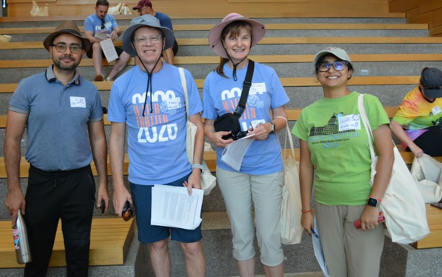 Water Trotter participants posing for a photo